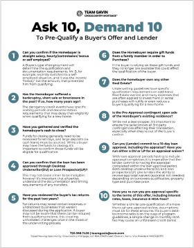 Ask 10 flyer example
