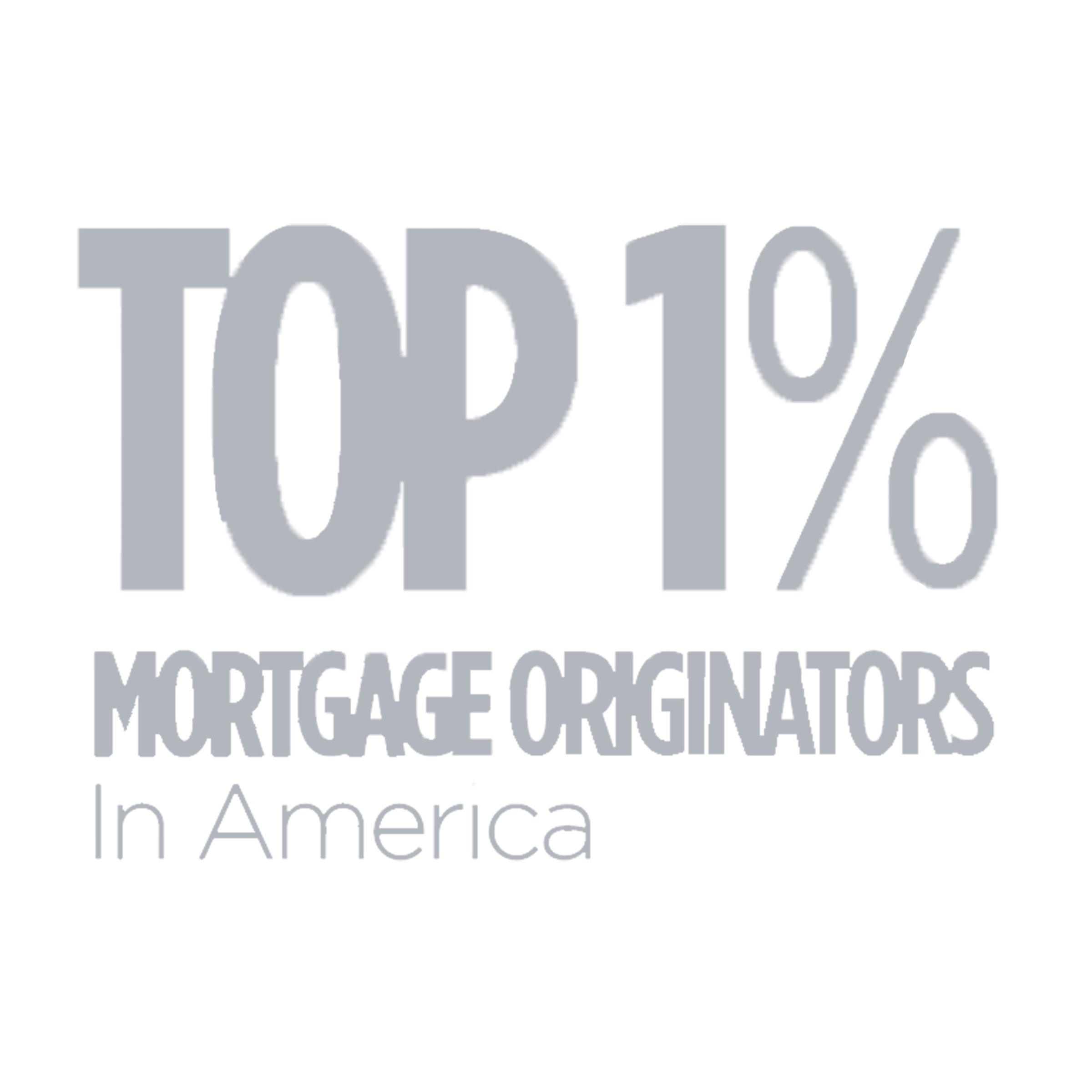 Top 1% Mortgage Originators Awards