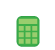 House with calculator icon on it