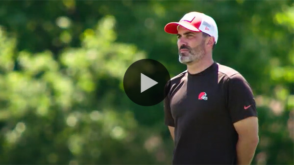 Coach Stefanski at training camp video preview