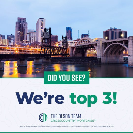 We're a top 3 mortgage company in St. Paul